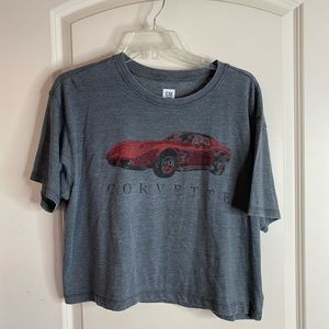 Corvette cropped tee
